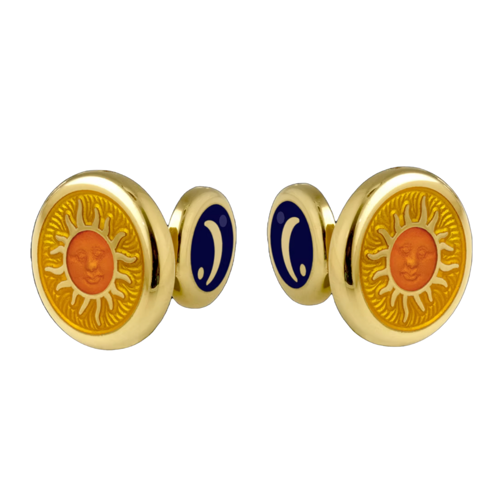 David Oscarson – Celestial Cufflinks - Yellow