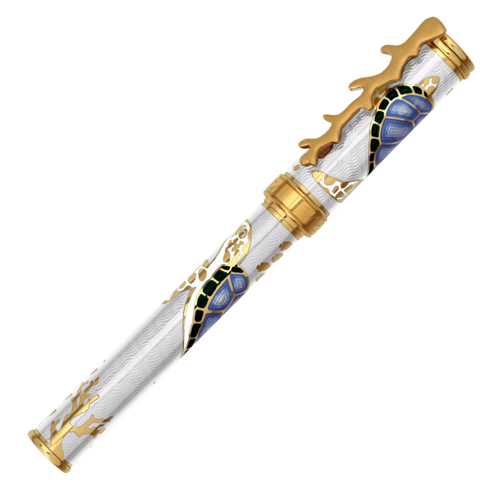 David Oscarson – Sea Turtles Collection - White Blue Sea