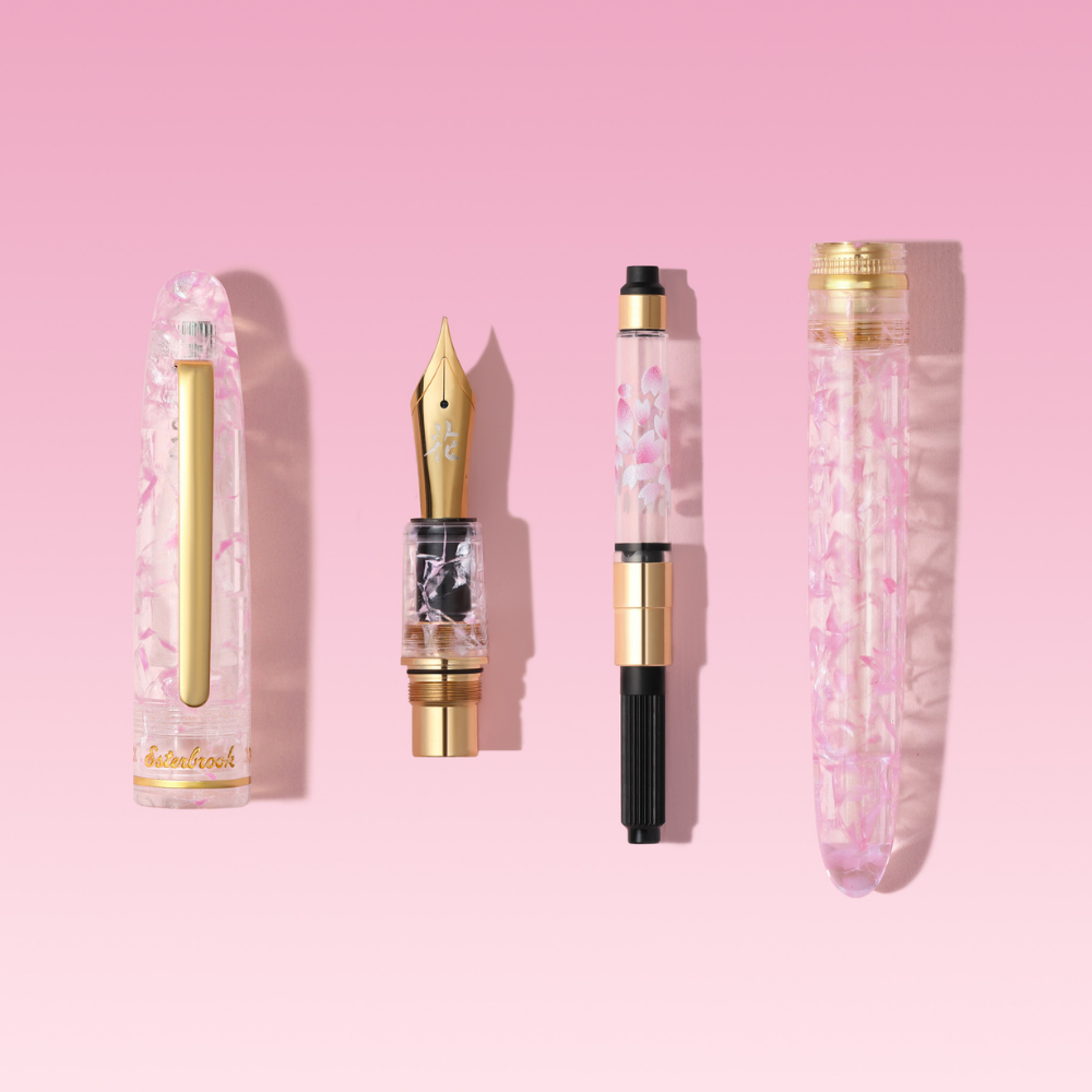 Esterbrook Estie X BUNGUBOX Cherry Blossom Gold Trim Füllhalter