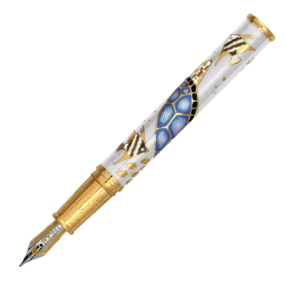 David Oscarson – Sea Turtles Collection - White Blue Sea