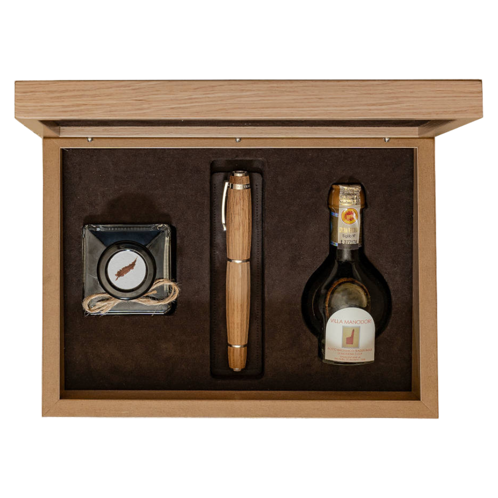 Scribo La Tradizionale Limited Edition Oak Wood & Silver Füllfederhalter