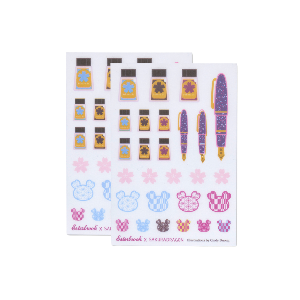 Esterbrook Sakura Street Washi Sticker Set