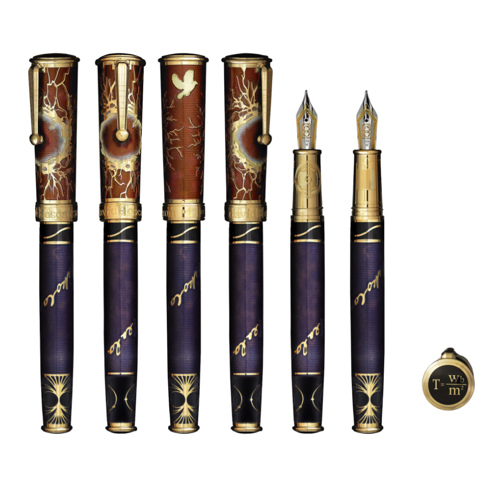 David Oscarson – Nikola Tesla Collection - Red Purple Gold