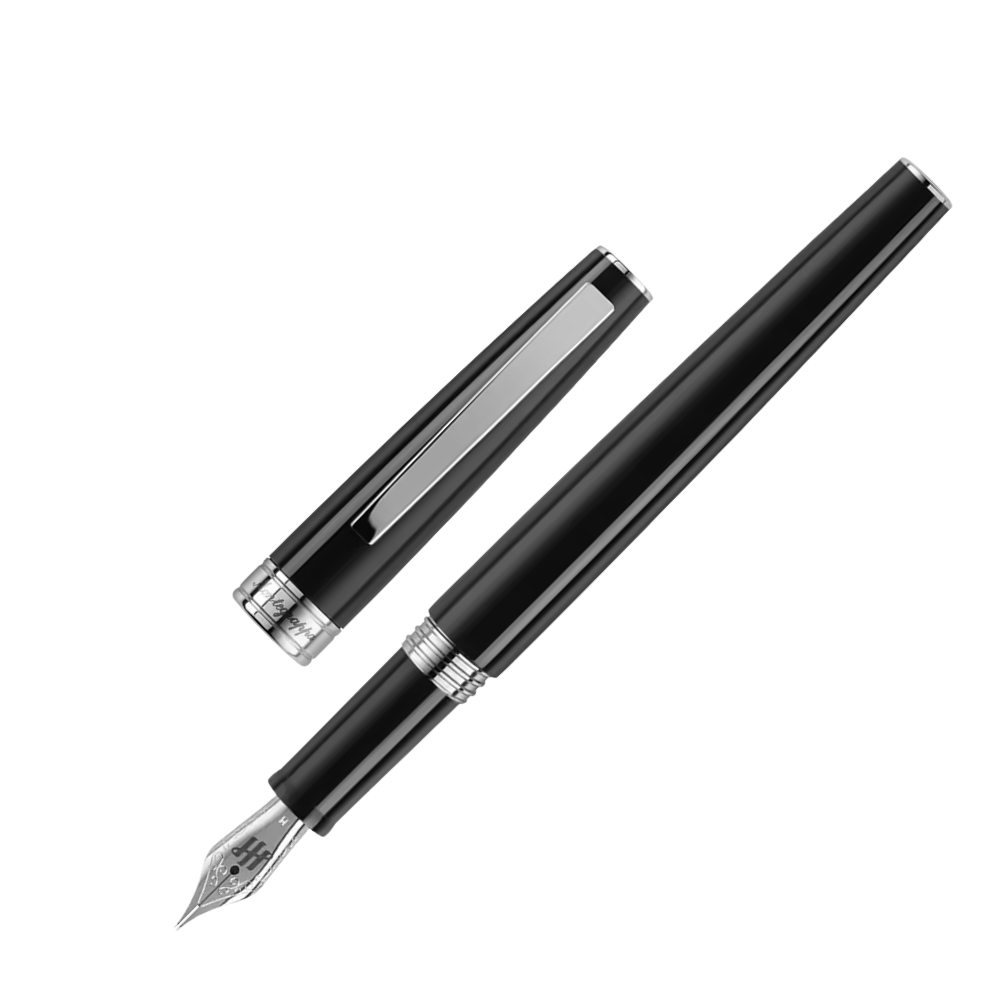 Armonia Fountain Pen with cap removed, revealing the sophisticated design.