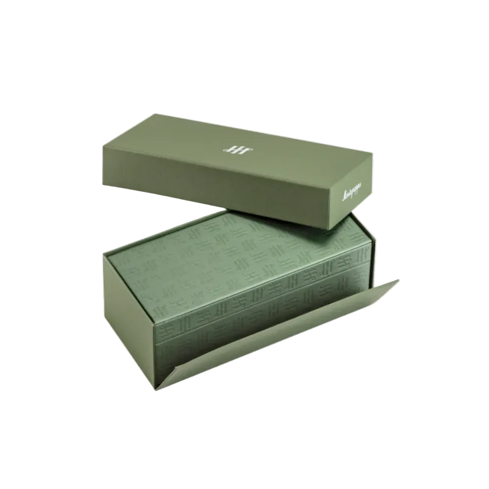 Green gift box for the Armonia Fountain Pen, perfect for presentation and gifting.