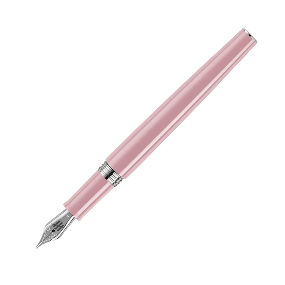 Armonia Mini Fountain Pen in Pink, highlighting its modern design and precision nib.