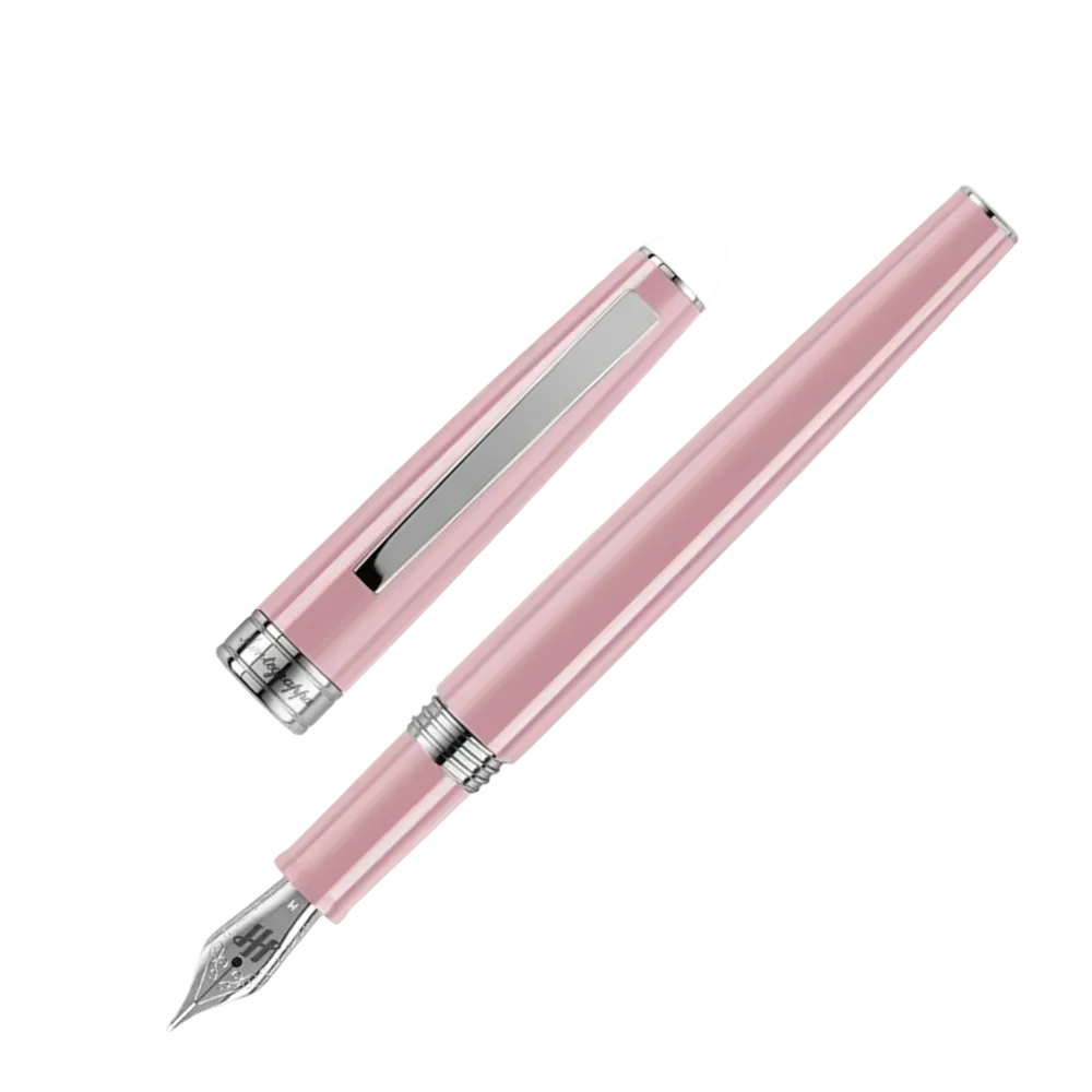 Side view of the Armonia Mini Fountain Pen, emphasizing its compact and vibrant color.