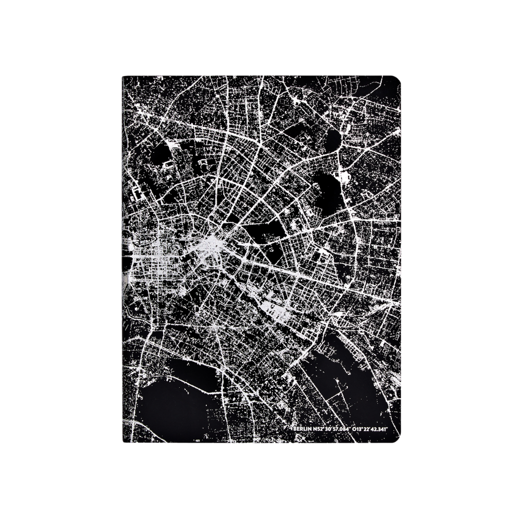 nuuna Notebook Nightflight L Light - Berlin Silver
