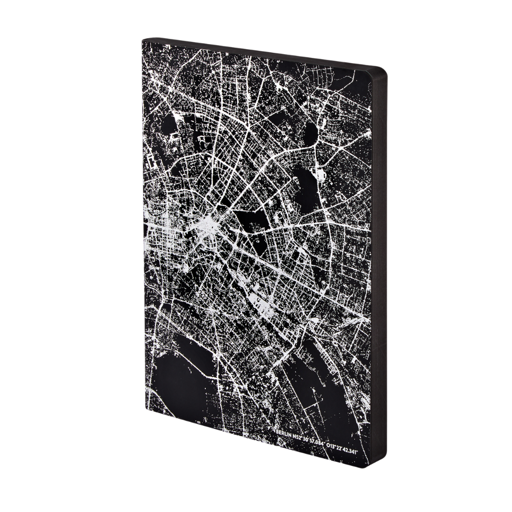 nuuna Notebook Nightflight L Light - Berlin Silver