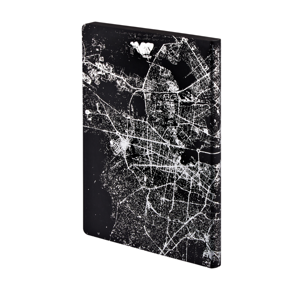 nuuna Notebook Nightflight L Light - Berlin Silver