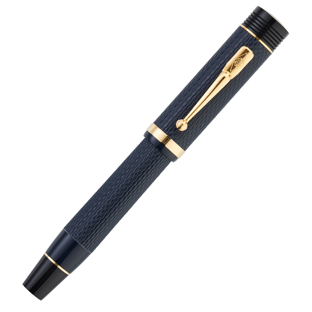 Conway Stewart Churchill Blue Guilloché