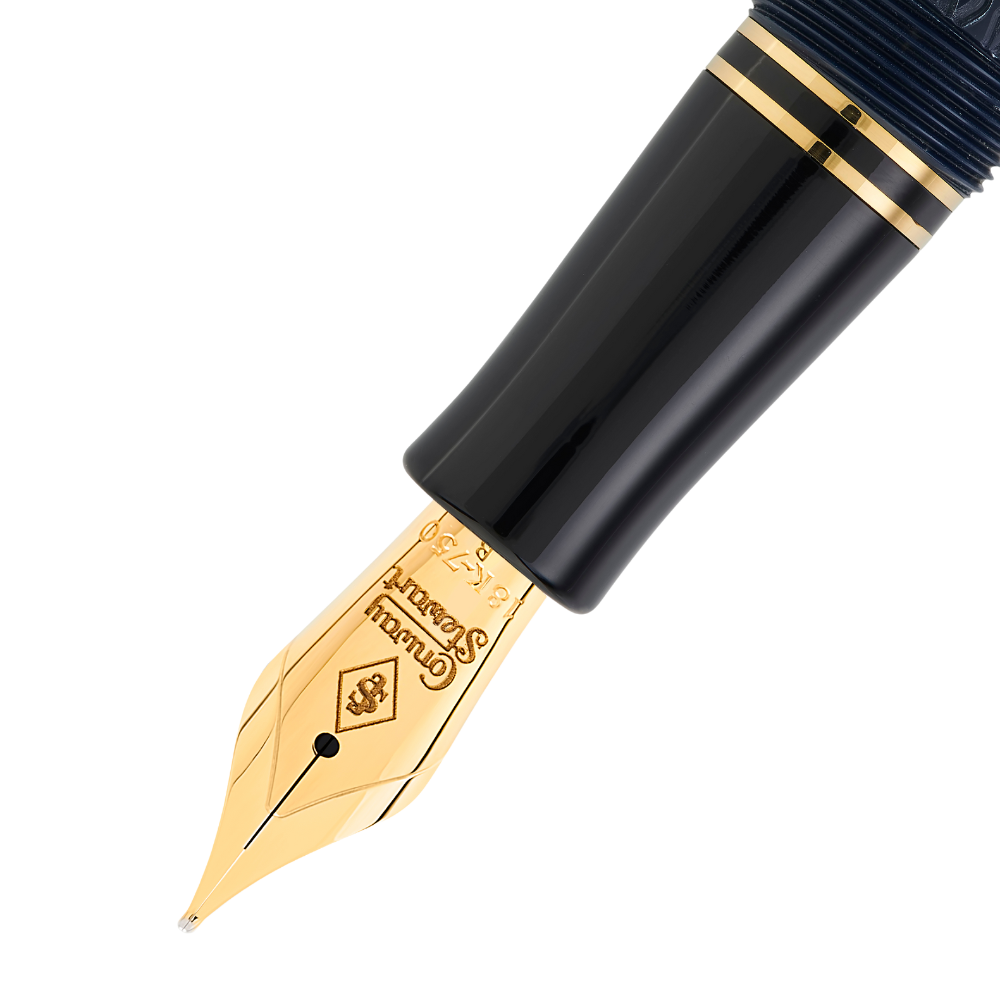 Conway Stewart Churchill Blue Guilloché