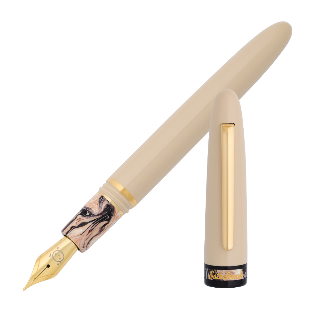 Esterbrook Estie TheCoffeeMonsterzCO Gold Trim Fountain Pen