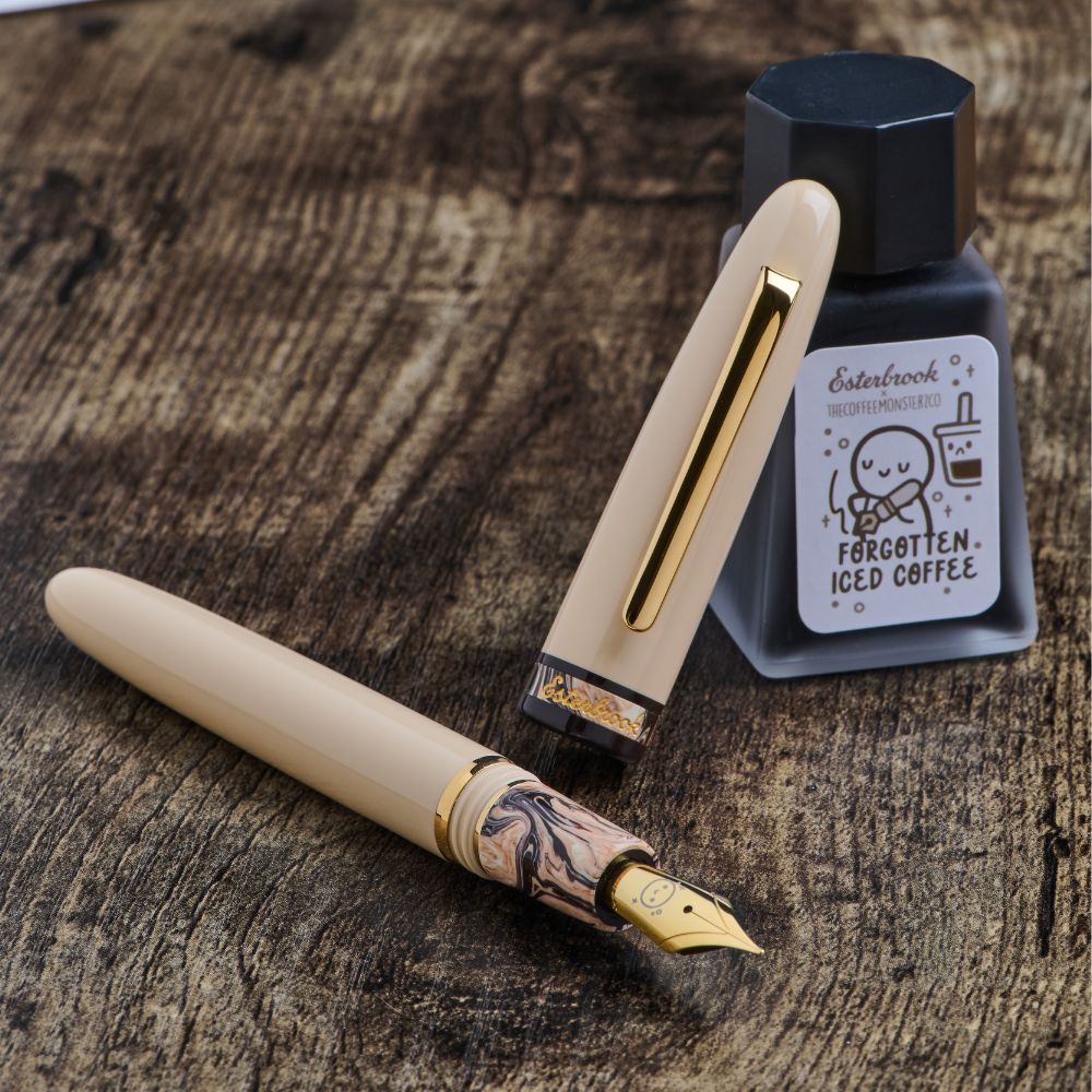 Esterbrook Estie TheCoffeeMonsterzCO Gold Trim Fountain Pen