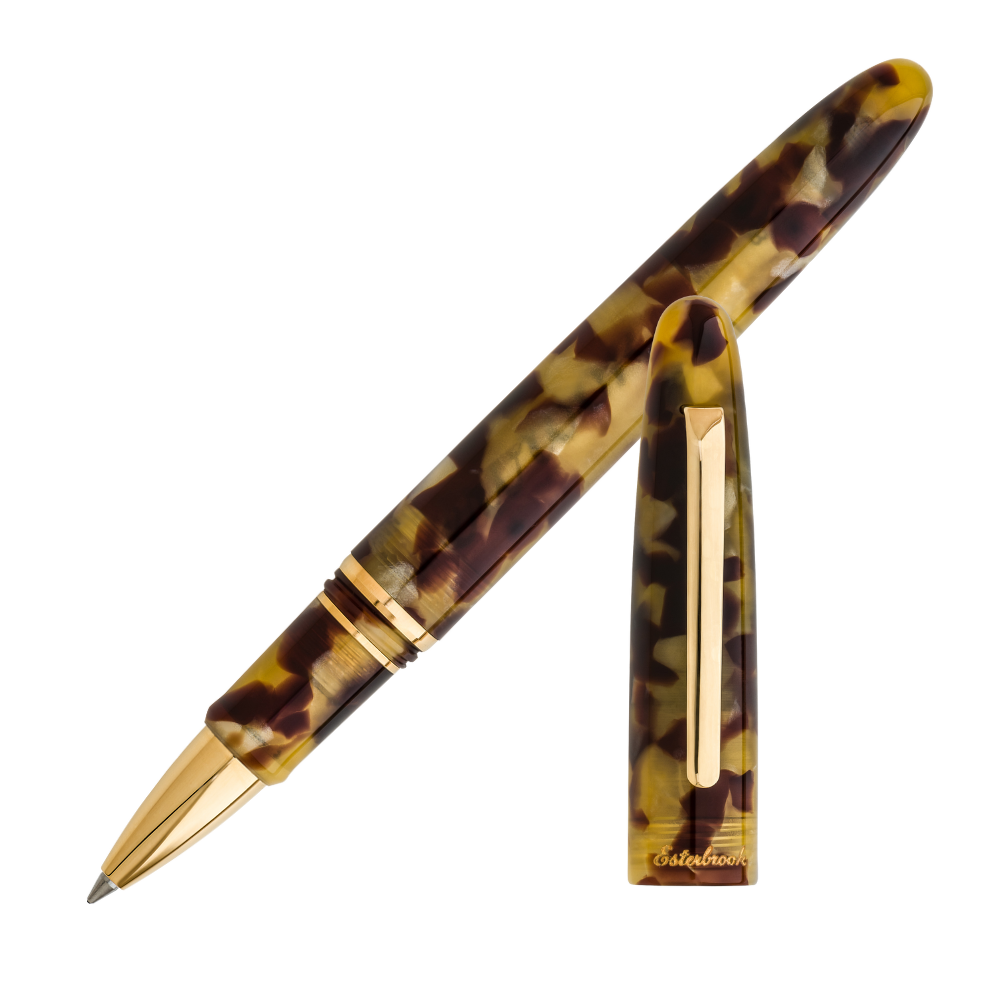 Esterbrook Estie Tortoise Gold Trim Rollerball Pen