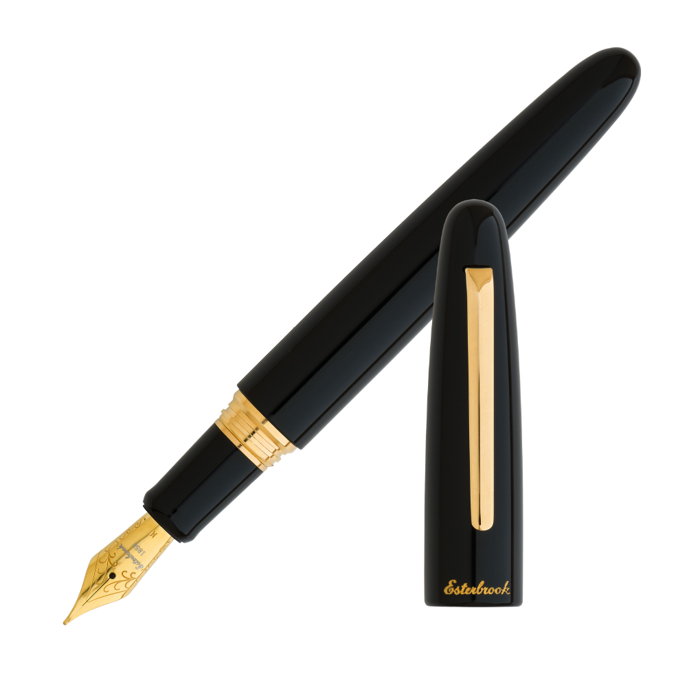 Esterbrook Estie Ebony Gold Trim Fountain Pen