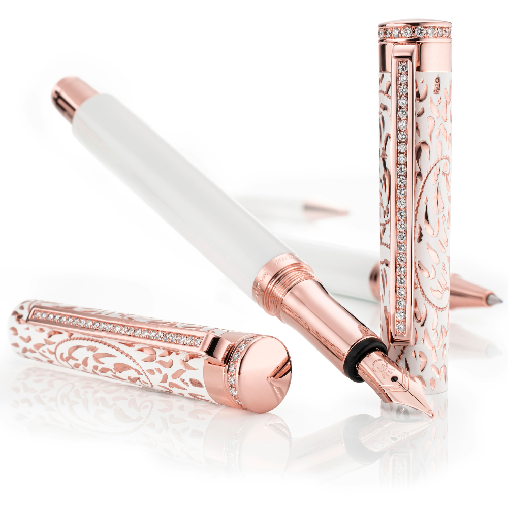 Waldmann Xetra Vienna Diamond Lady Weiß Rollerball