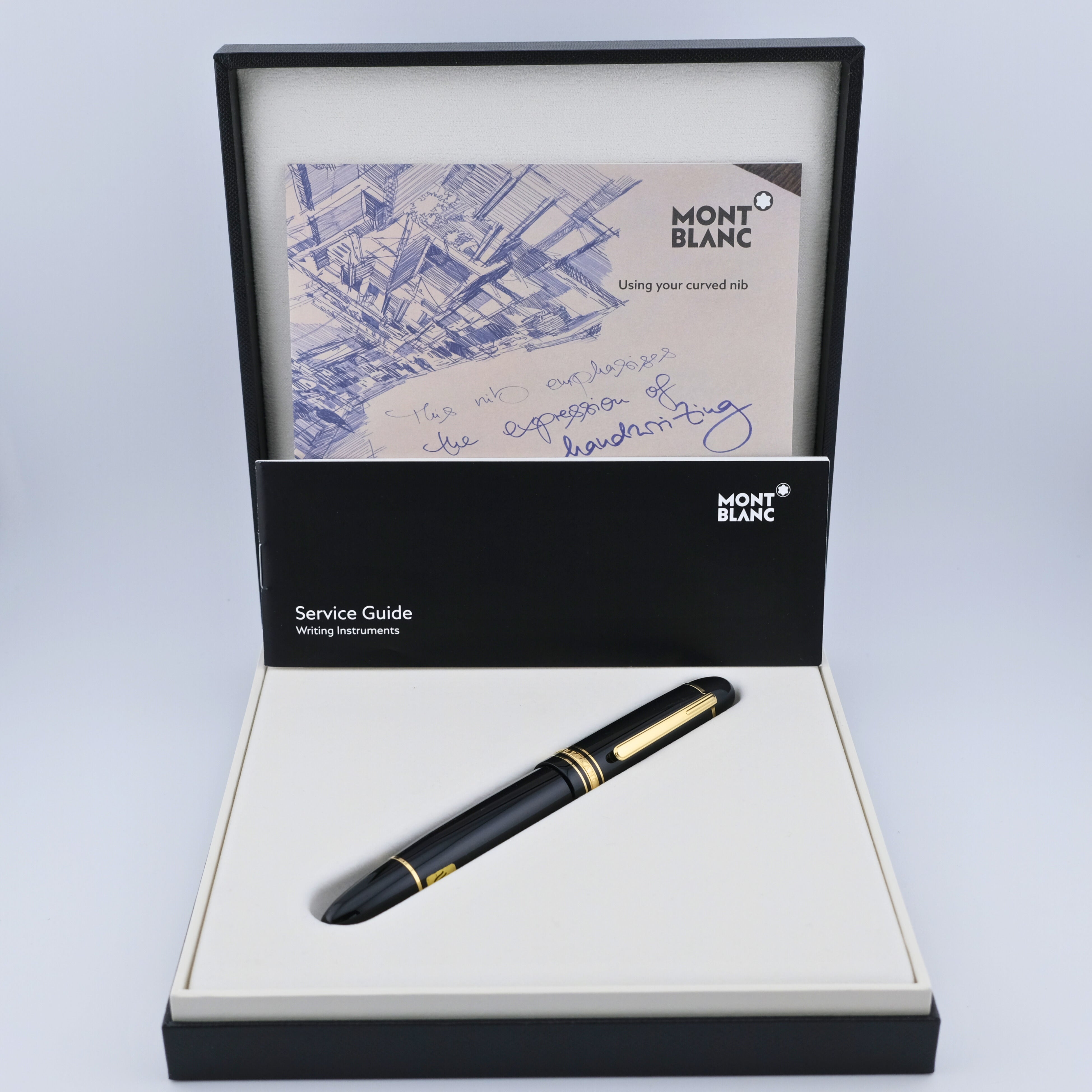 Montblanc Meisterstück 149 Calligraphy Curved Nib Füllhalter Pre-Owned