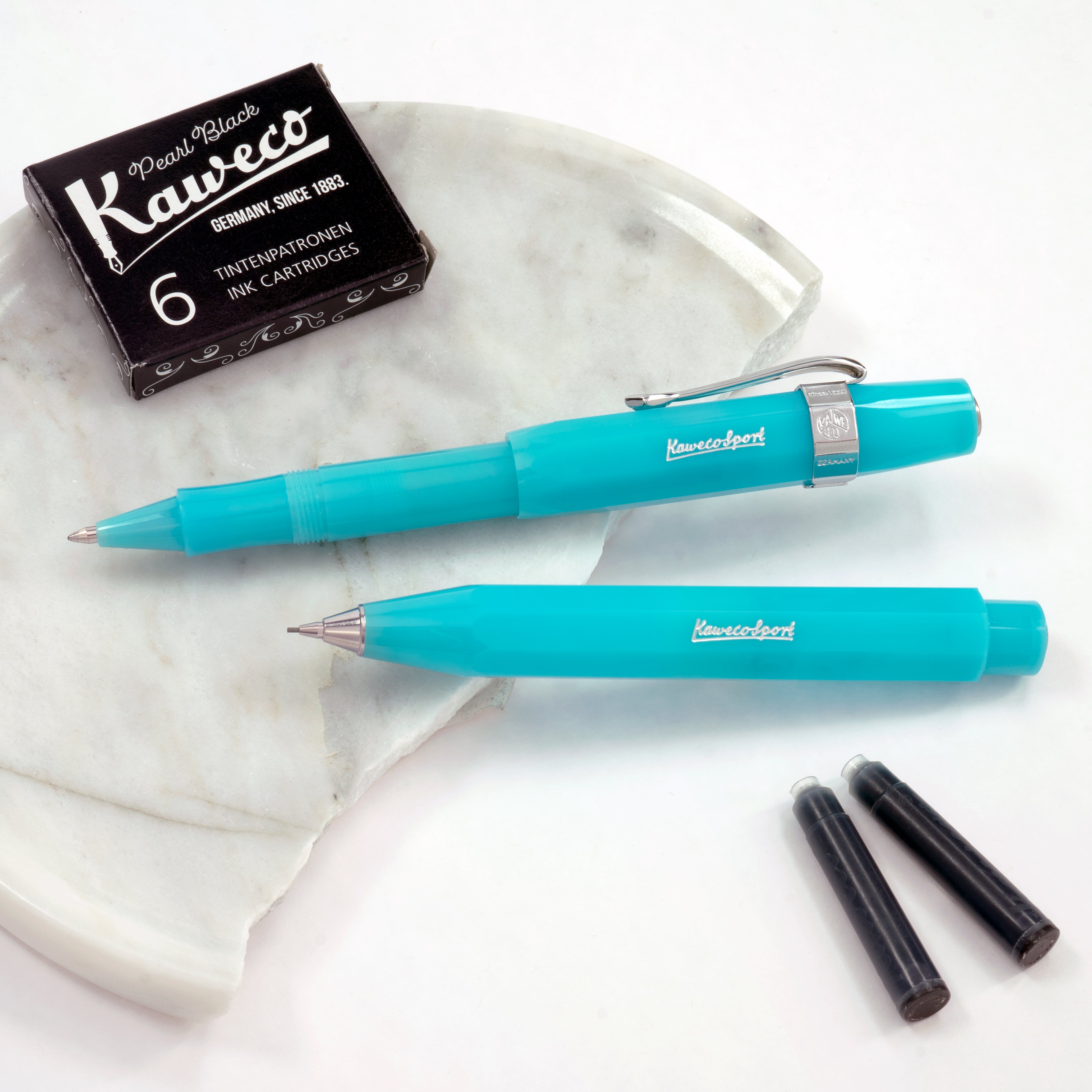 Kaweco FROSTED Sport Light Blueberry Kugelschreiber