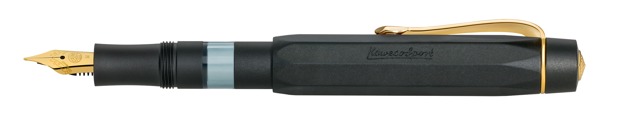 Kaweco AL Sport schwarz Kolbenfüller