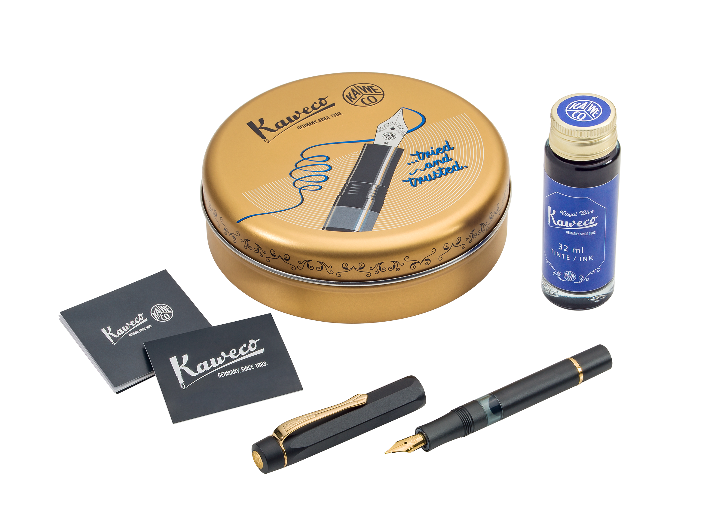 Kaweco AL Sport schwarz Kolbenfüller