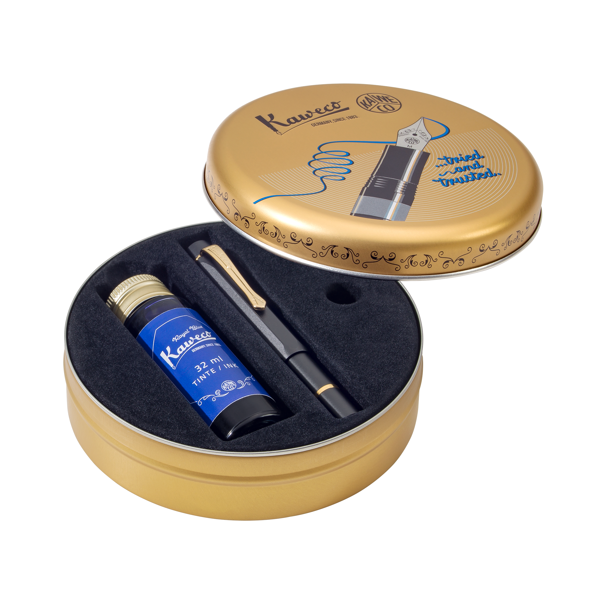 Kaweco AL Sport schwarz Kolbenfüller