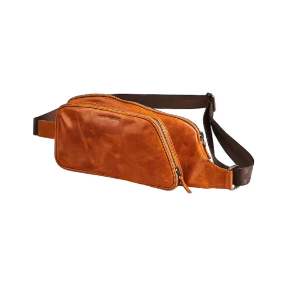 Maverick New Men Leather Crossbody Bag