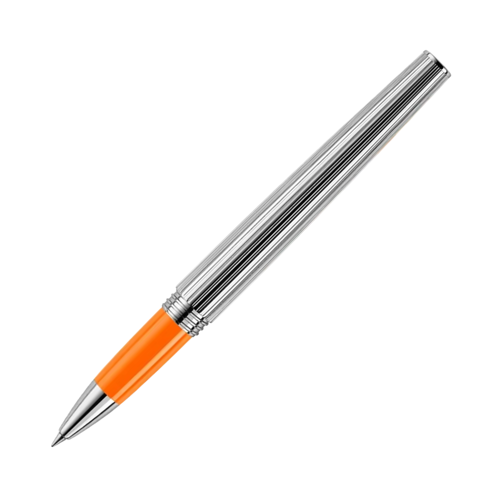 Montegrappa Armonia Duetto Orange Rollerball Pen, Detailansicht des Schaftes