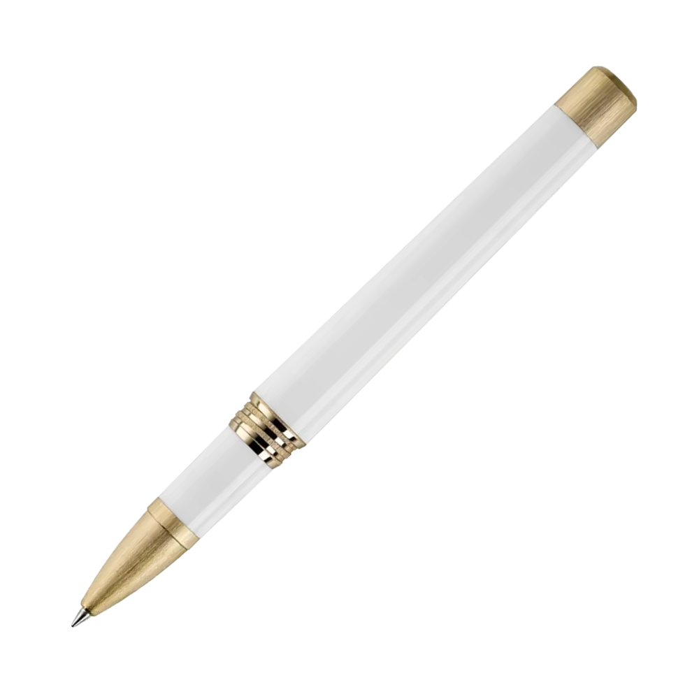Montegrappa Day Zero Yellow Gold IP Rollerball Pen in grüner Aufbewahrungsbox