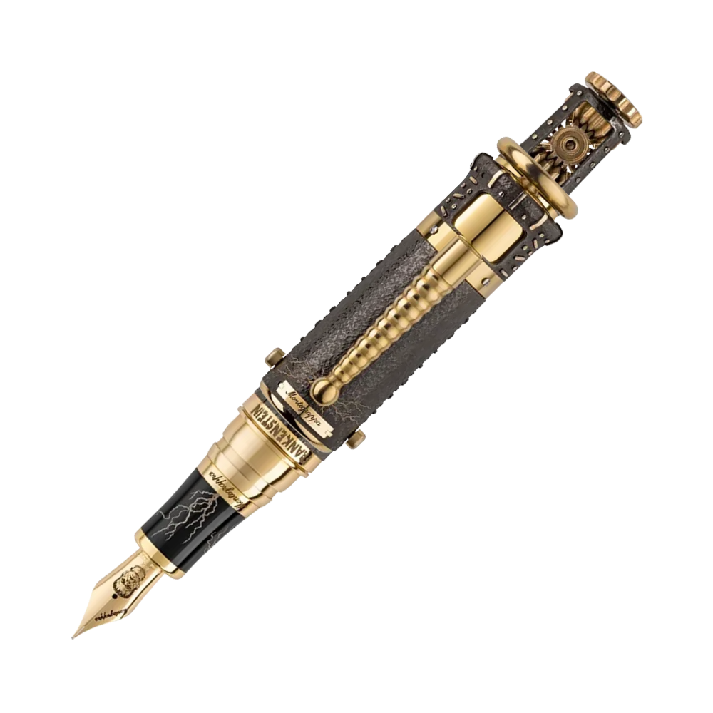 Montegrappa Frankenstein L.E Füllfederhalter aus Resin und Messing mit 18k Goldfeder