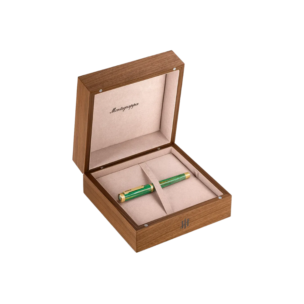 Montegrappa Quattro Stagioni by D’O Füllfederhalter aus Edelstahl, Montegrappite Resin und Saphir