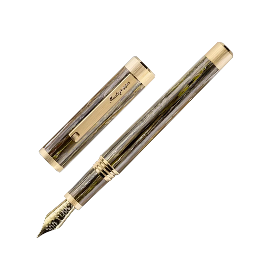 Montegrappa Zero Zodiac Capricorn Füllfederhalter - Nib and Cap