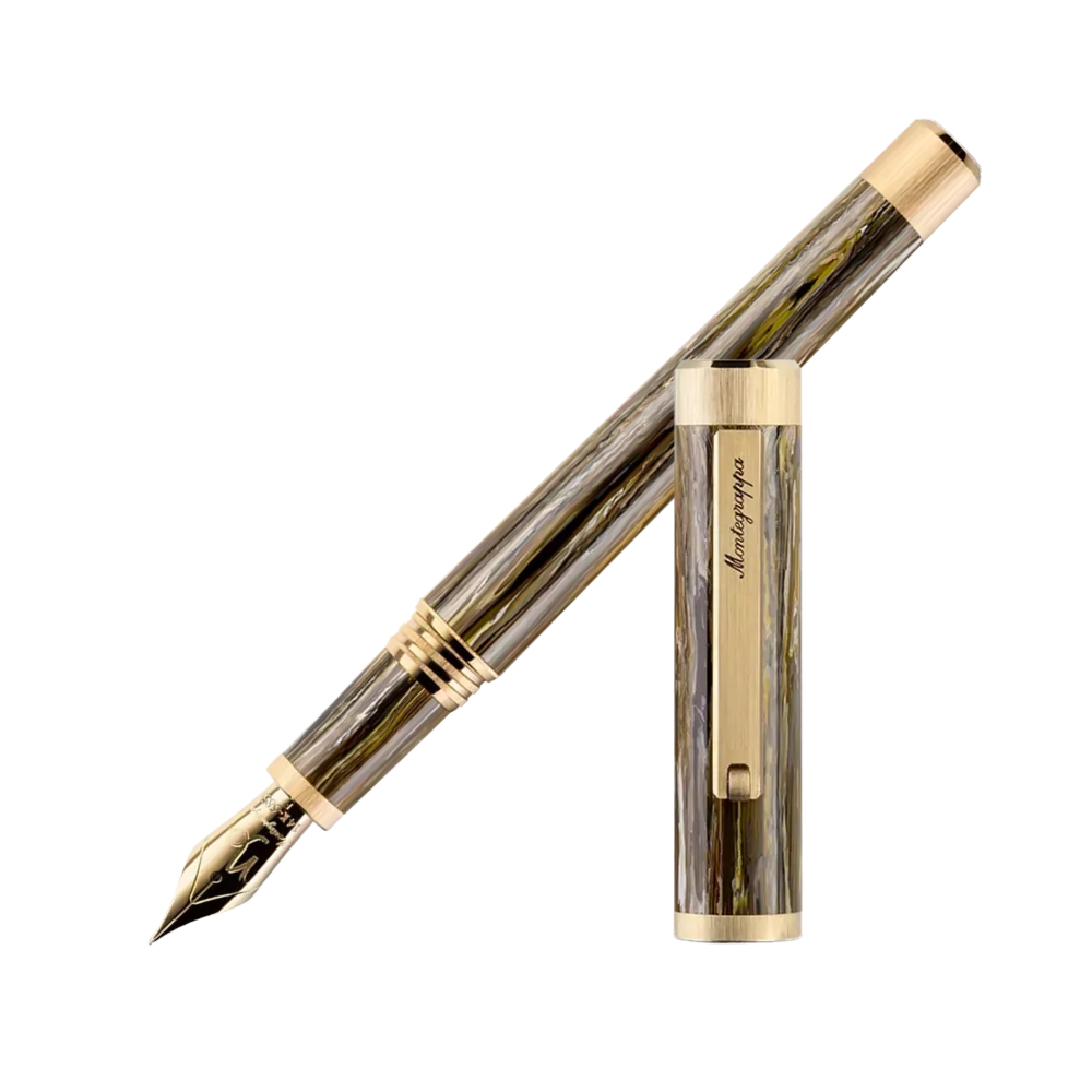 Montegrappa Zero Zodiac Capricorn Yellow Gold IP Füllfederhalter