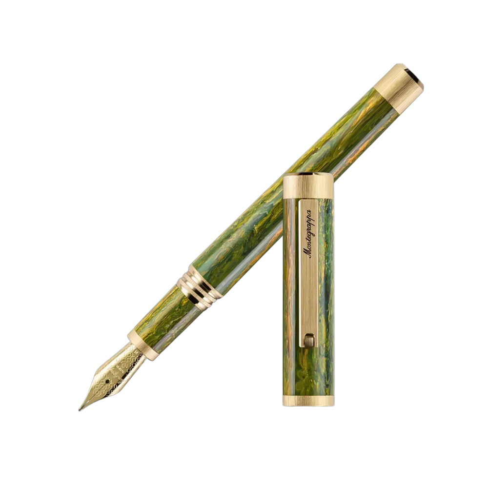 Montegrappa Zero Zodiac Gemini Yellow Gold IP Füllfederhalter