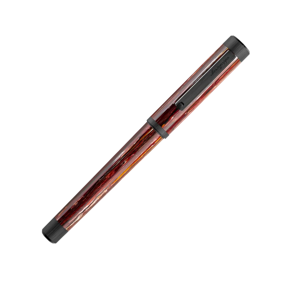 Montegrappa Zero Zodiac Scorpio Ultra Black Füllfederhalter - Side View