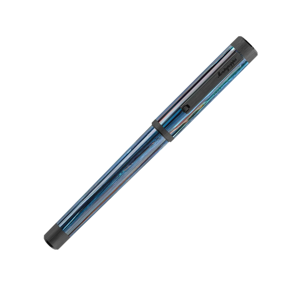 Montegrappa Zero Zodiac Libra Ultra Black Füllfederhalter - Side View