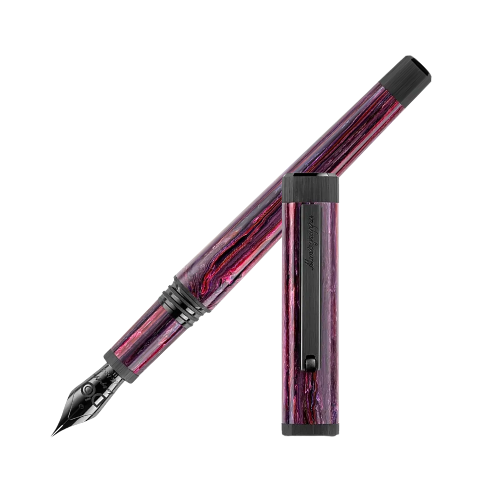 Montegrappa Quattro Stagioni by D’O Füllfederhalter aus Edelstahl, Montegrappite Resin und Saphir