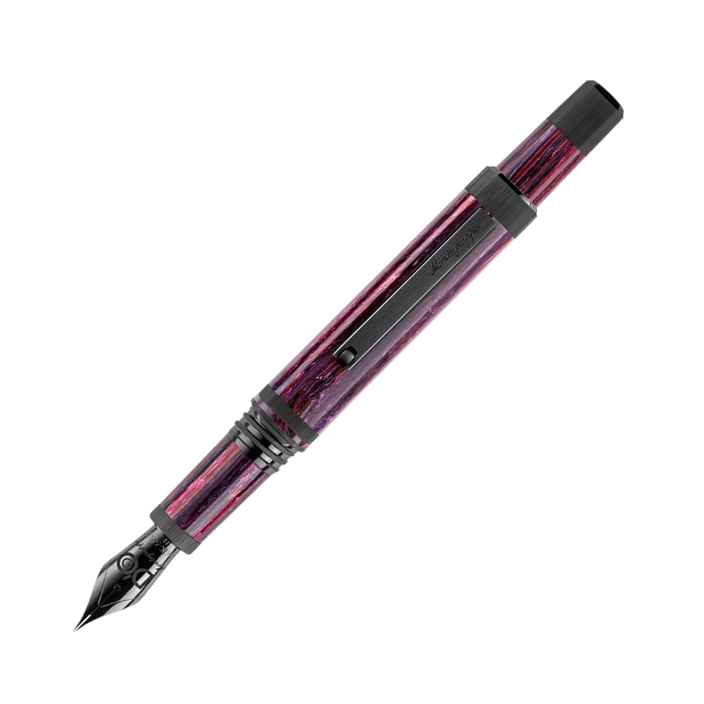 Montegrappa Quattro Stagioni by D’O Füllfederhalter aus Edelstahl, Montegrappite Resin und Saphir