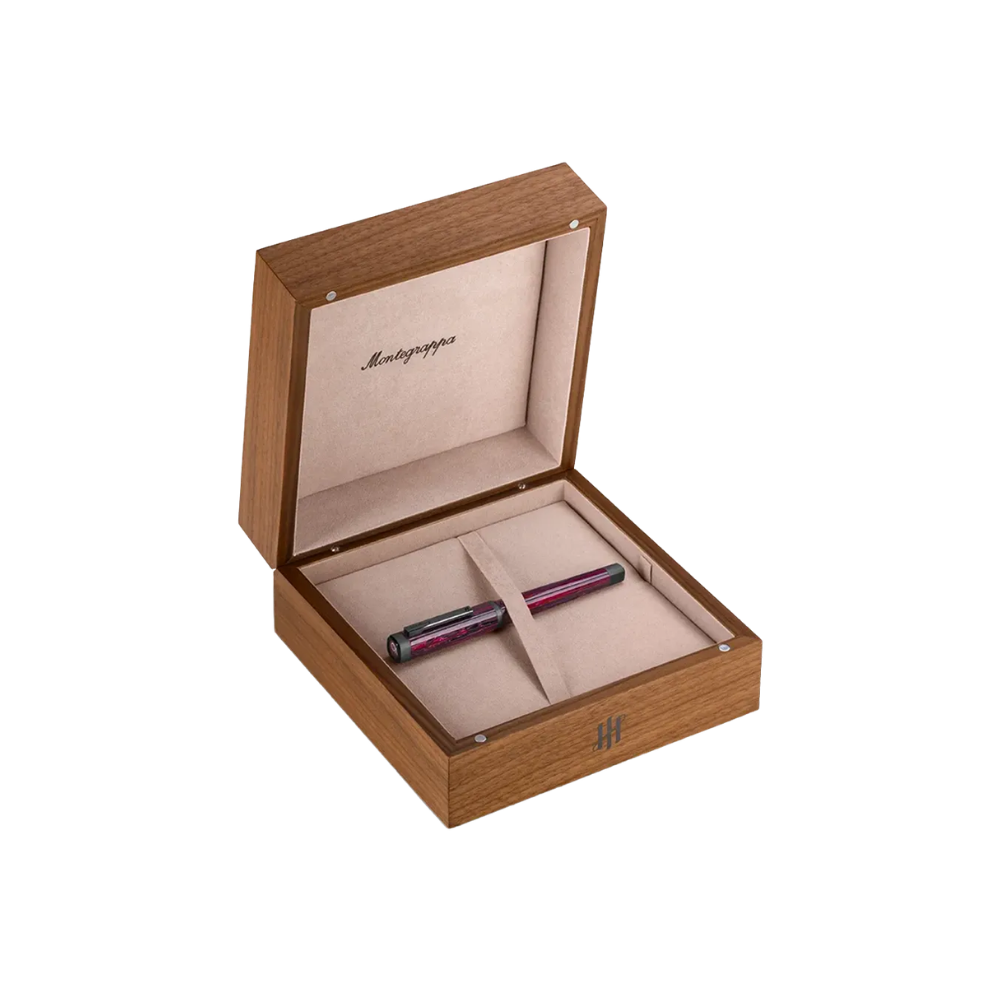 Montegrappa Quattro Stagioni by D’O Füllfederhalter aus Edelstahl, Montegrappite Resin und Saphir