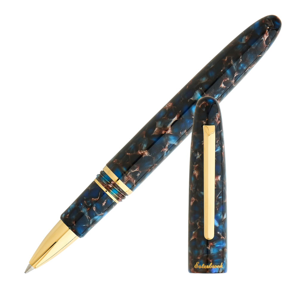 Esterbrook Estie Nouveau Bleu Gold Trim Rollerball Pen