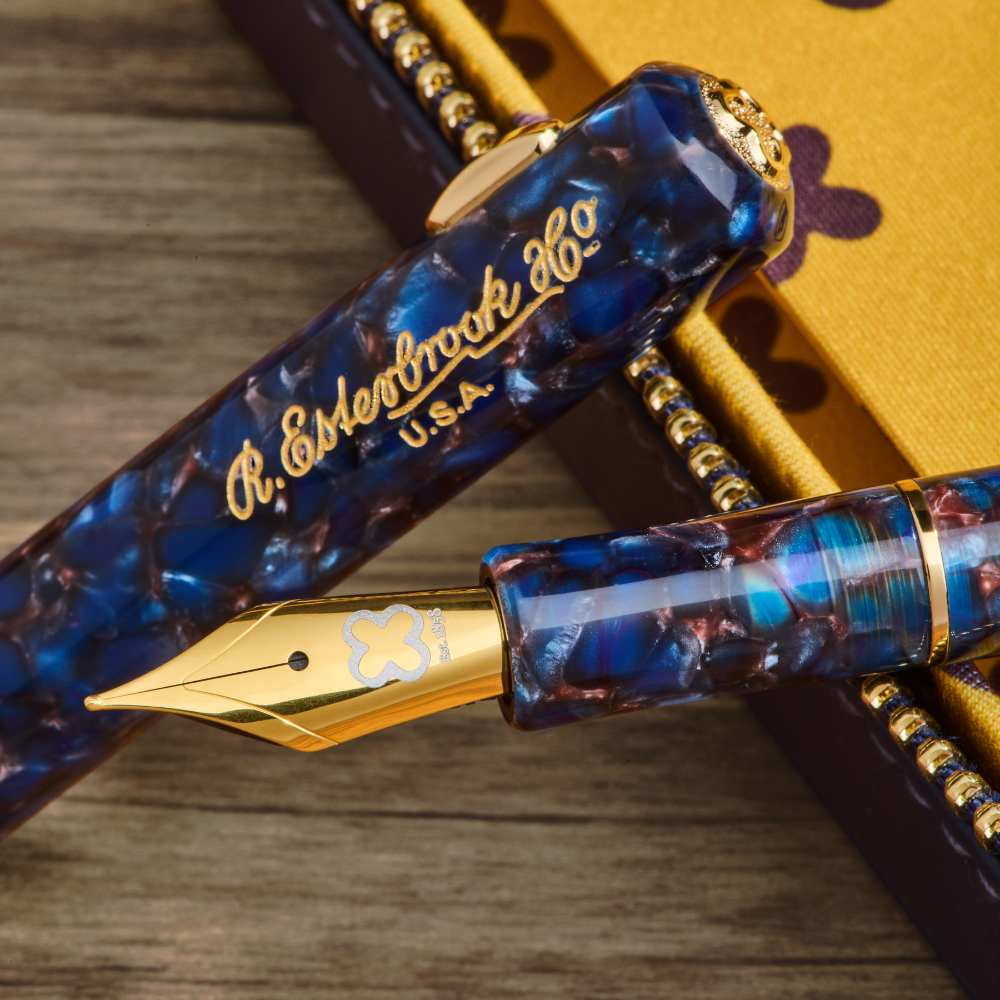 Esterbrook Niblet Nouveau Bleu Gold Trim Füllhalter