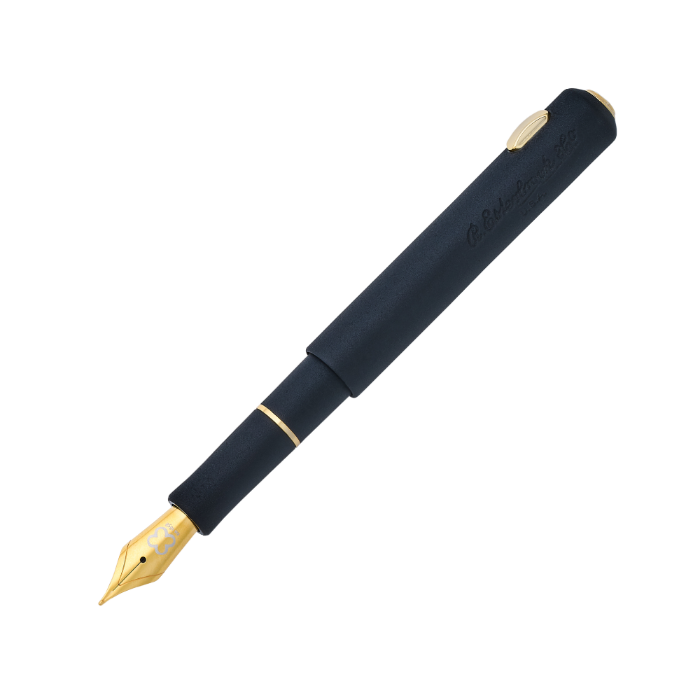 Esterbrook Niblet Black Raven Gold Trim Füllhalter