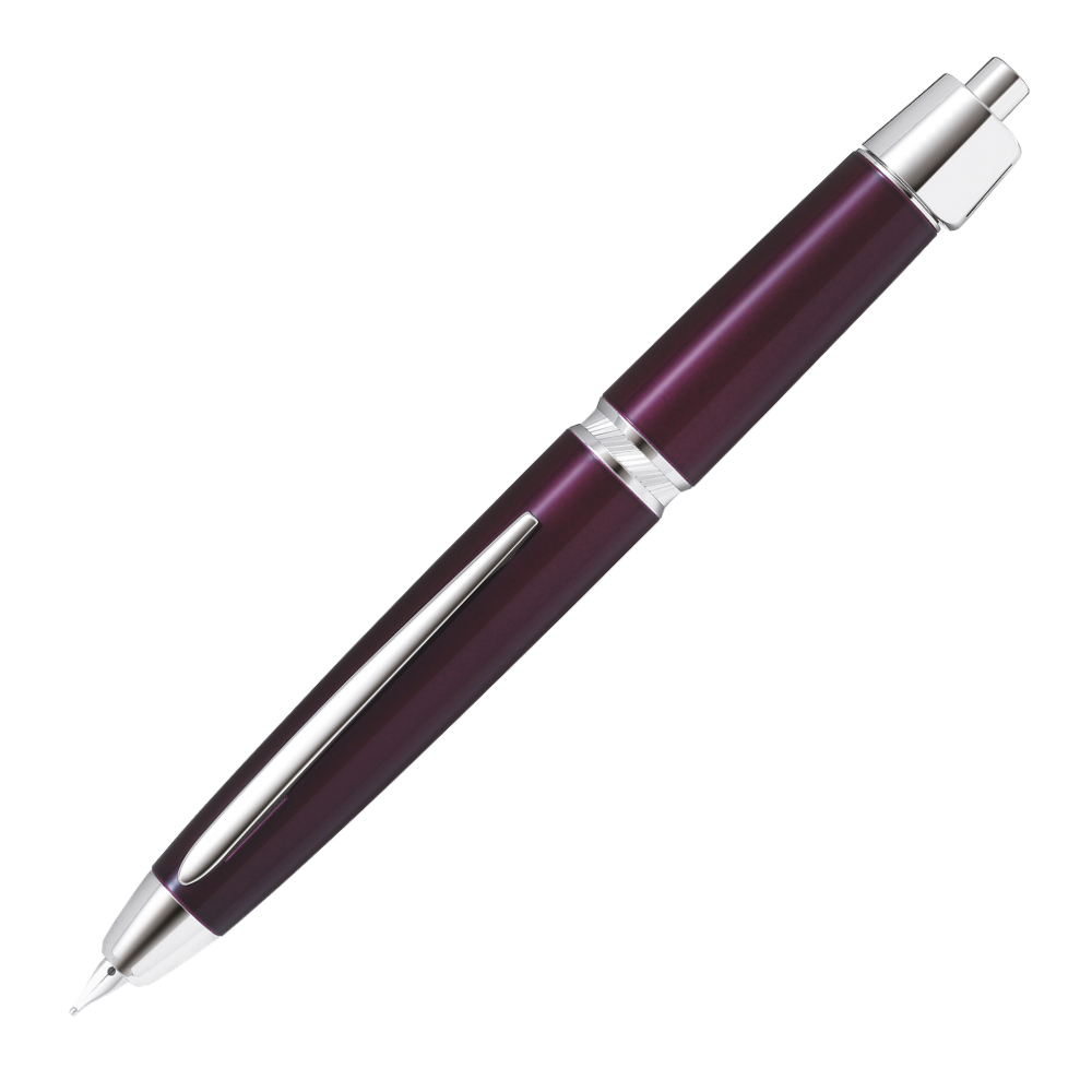 Pilot Capless LS Fountain Pen in Violet with Rhodium Trim – Elegant Luxury Writing Instrument