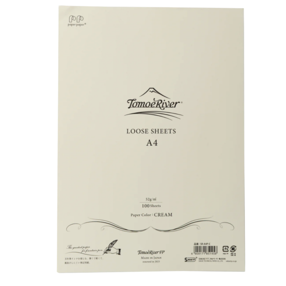 Tomoe River Loose Sheet A4 Plain Cream