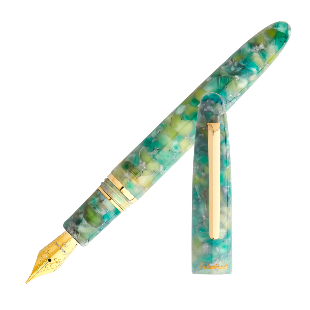 Esterbrook Estie Sea Glass Gold Trim Fountain Pen