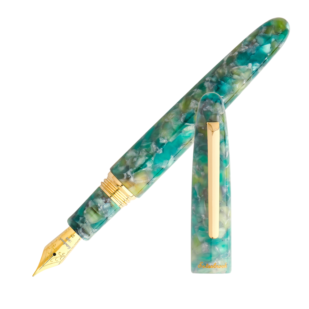 Esterbrook Estie Sea Glass Gold Trim Fountain Pen