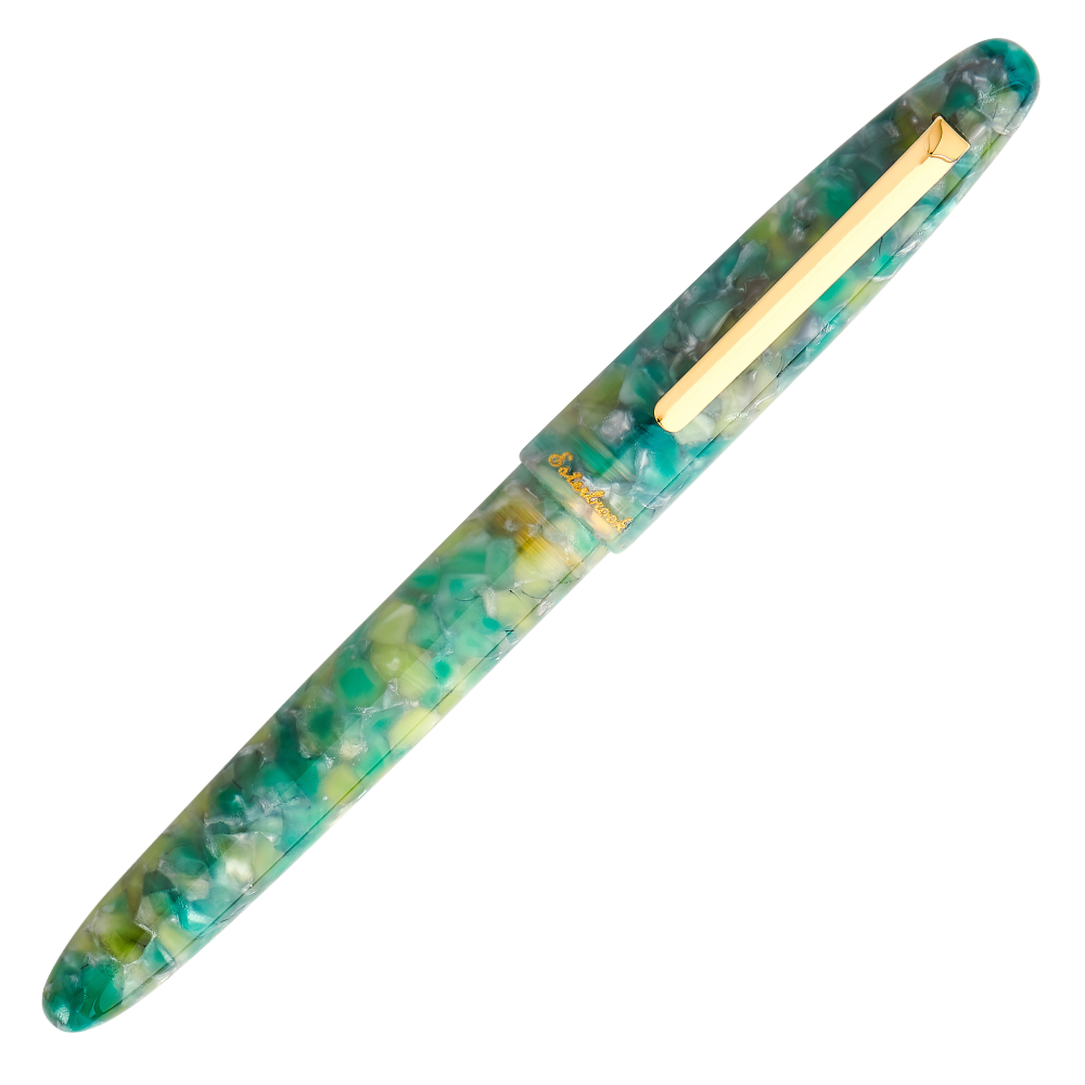 Esterbrook Estie Sea Glass Gold Trim Rollerball