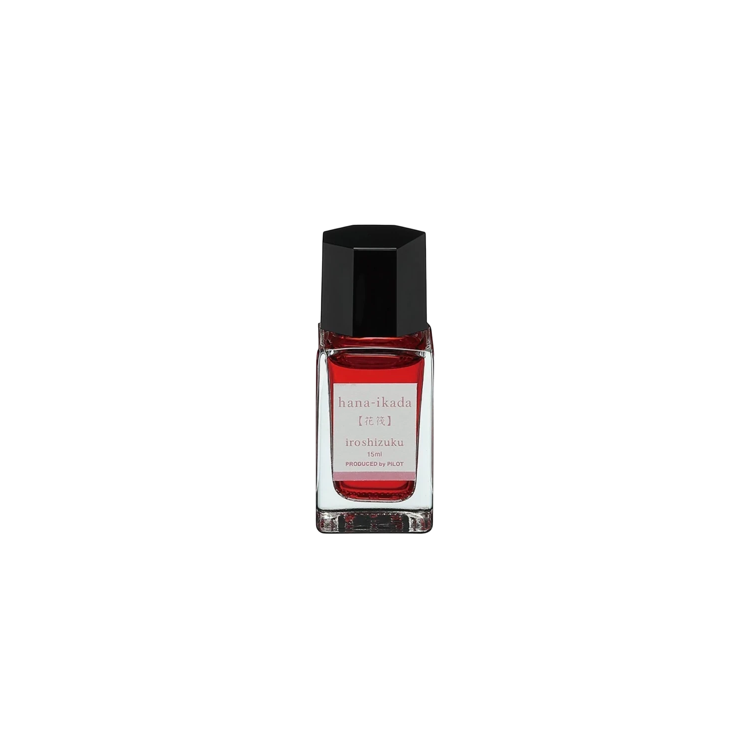 Landsiedel Fine Writing Pilot iroshizuku Tinte Hana-ikada in einem eleganten 15ml Glasflakon mit schwarzem Verschluss