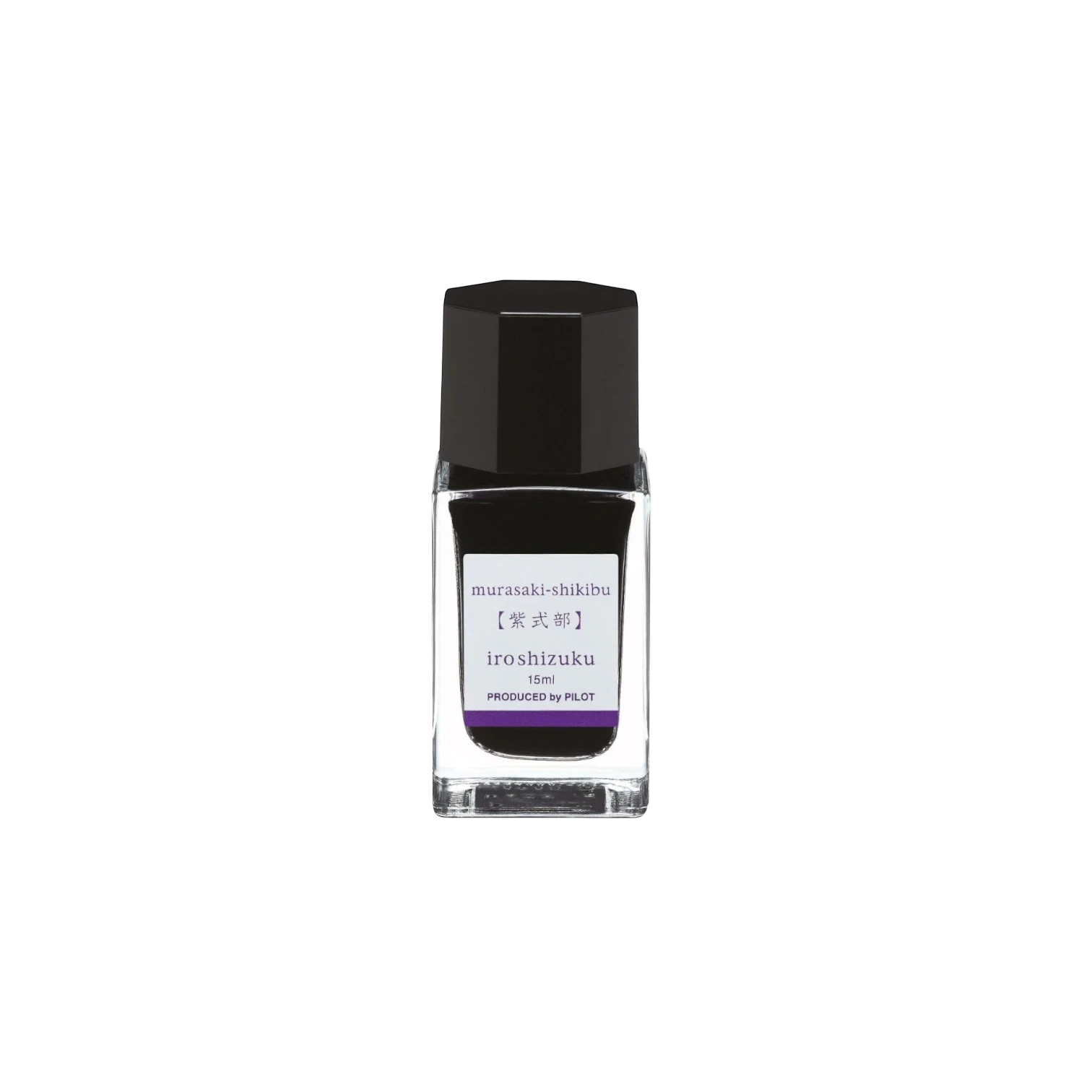 Landsiedel Fine Writing Pilot iroshizuku Füllhaltertinte Murasaki-shikibu in einem eleganten 15ml Glasflakon