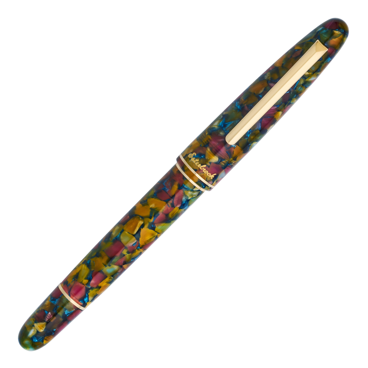 Esterbrook Estie Botanical Gardens Gold Trim Button Piston Fountain Pen
